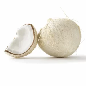 Young brown coconut